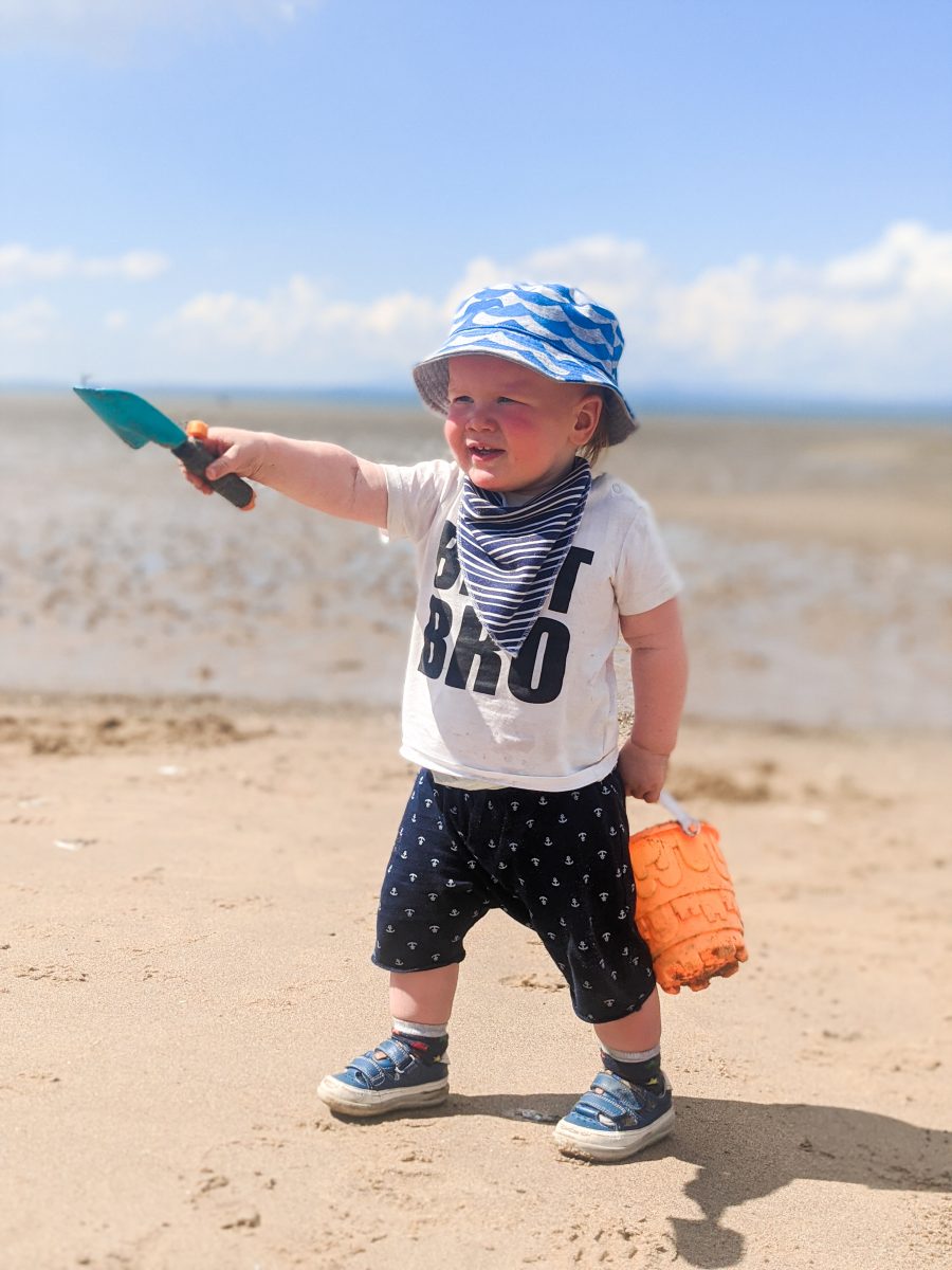 Felix on Morecambe seaside