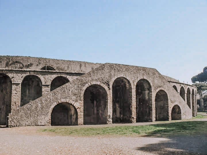 The ampitheatre at Pompeii