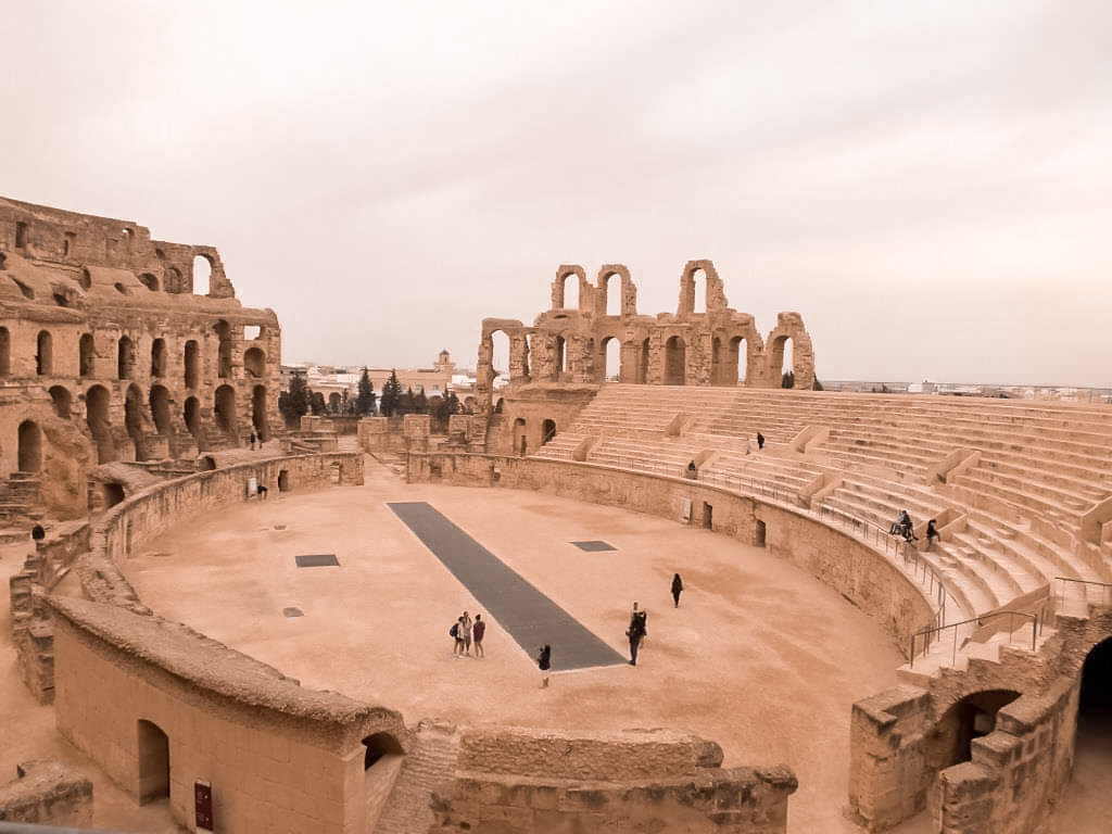 Another view of the arena and seating