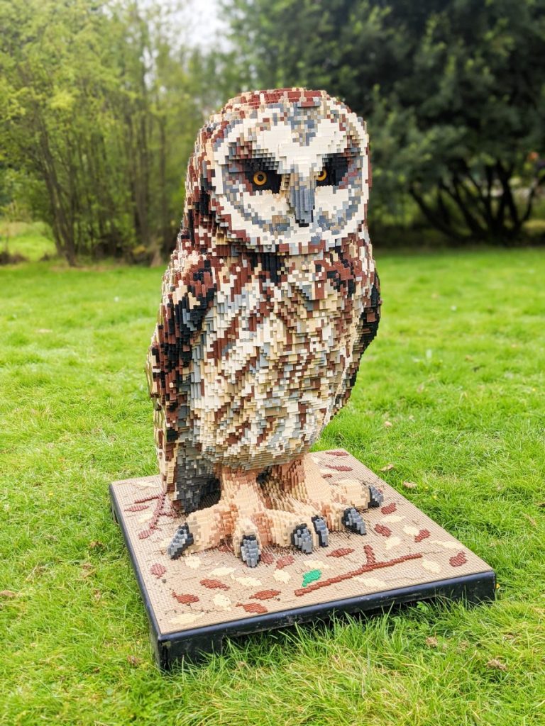 Lego owl at Martin Mere Wetlands Centre