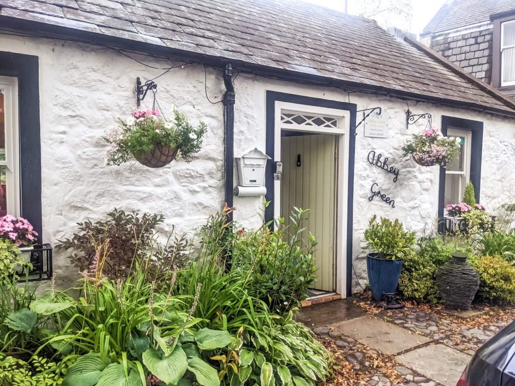 Our cottage at New Abbey