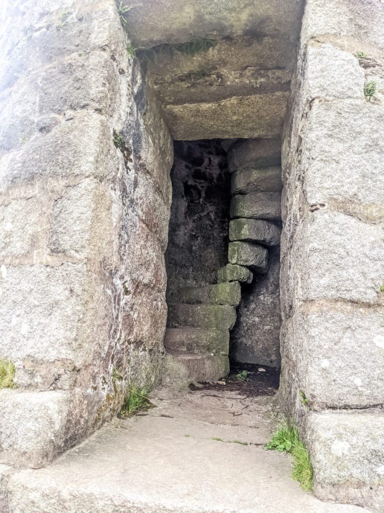 Steps inside Waterloo monument