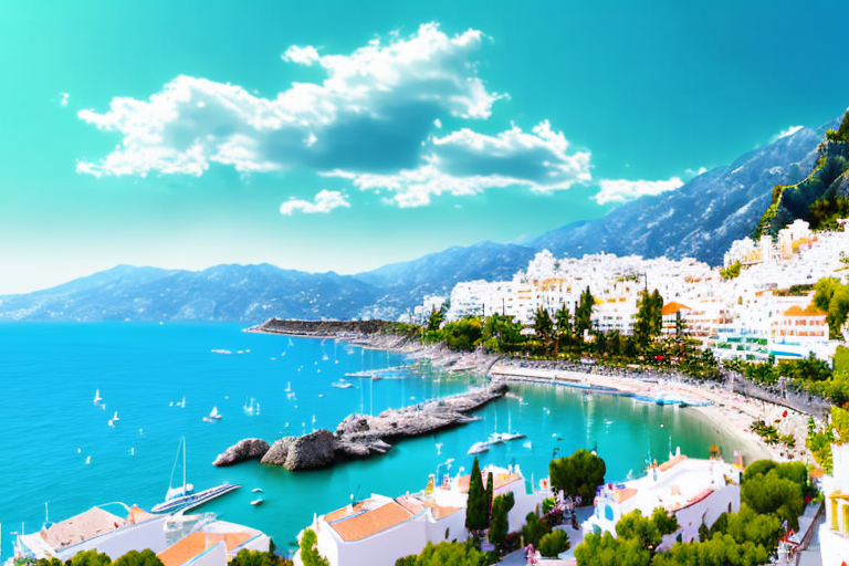 The picturesque town of nerja